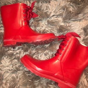 Red Rainboots